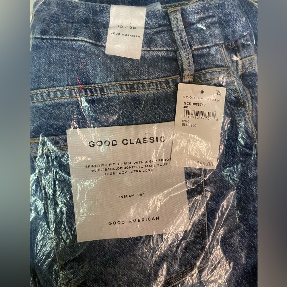 Good American Good Classic High-Rise Women’s Jeans — Blue